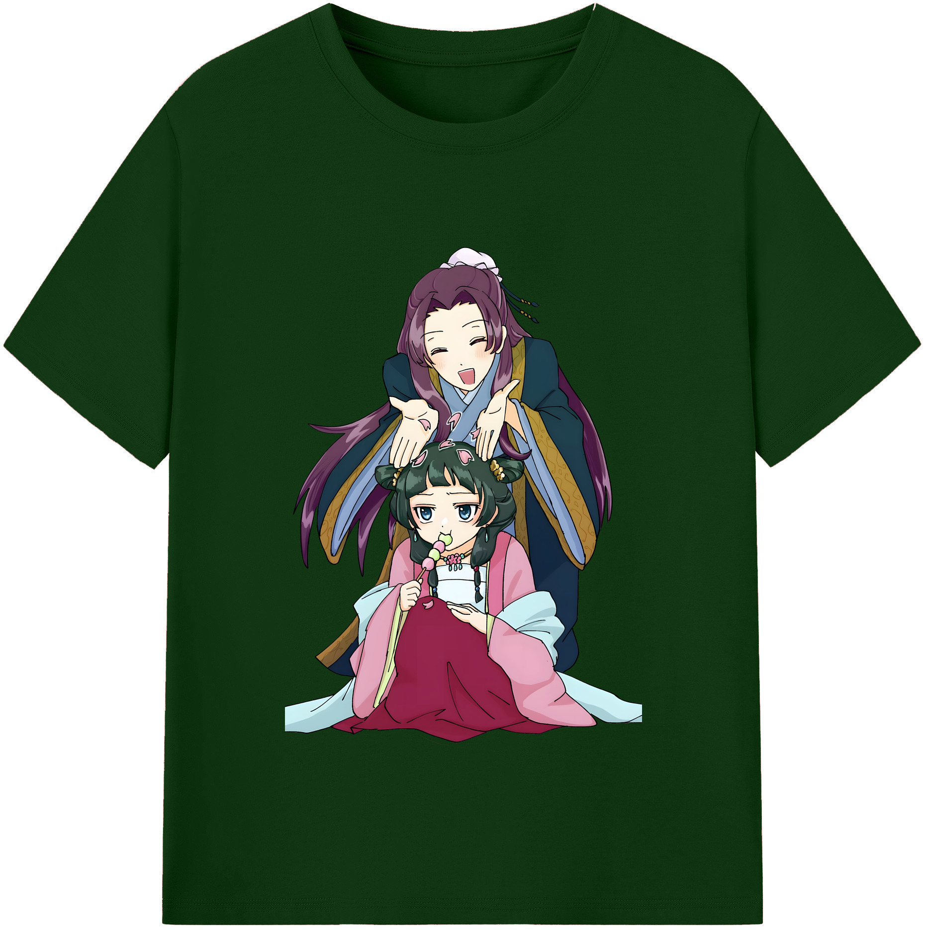 （画像用） 薬屋のひとりごと The Apothecary Diaries 綿100％半袖Tシャツ（フロントプリント）